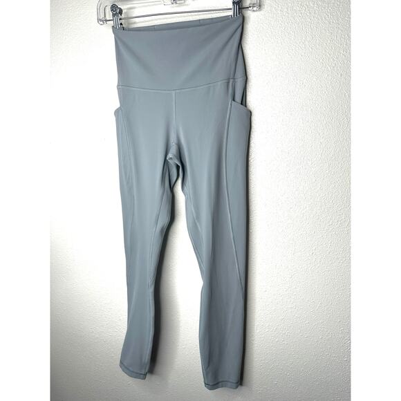 Lululemon Gray High-Rise Pocketed Pants 4 - Picture 3 of 10